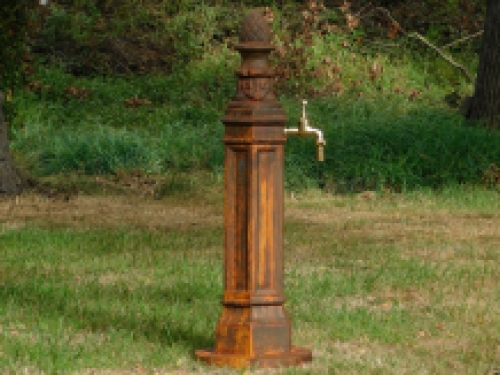 Exklusiver Standbrunnen - Wasserhahn - Alu in Oxid