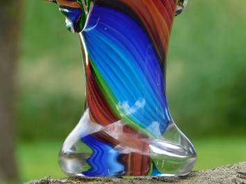 Glasfigur „Hahn“ – 28,5 x 20 cm – Handgefertigtes Kunstwerk
