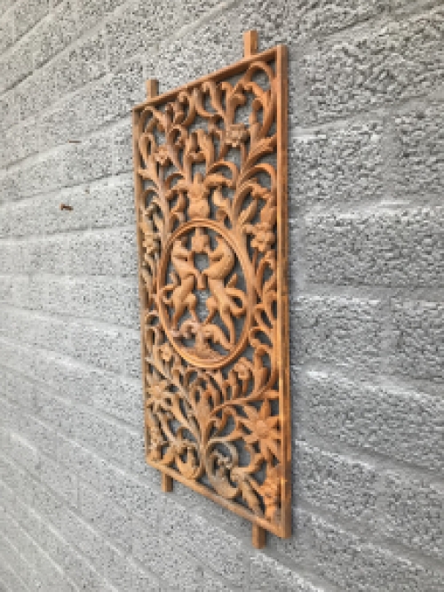 Door grille / window grille - balcony railing, but also beautiful as wall decoration, cast iron - rustic.