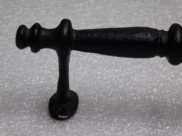 Türgriff / Möbelgriff Schwarz – 24 cm – Gusseisen