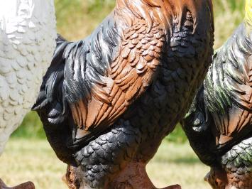 Skulptur „Hahn XL“ – 65 x 45 cm – Polystone