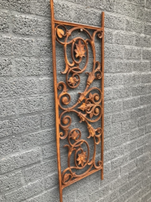 Balkon reling, raam rek, cast iron-rust, only 2!