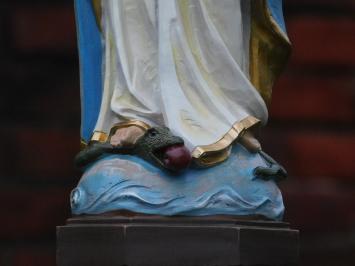 Statue der Heiligen Maria - Polystone - in Farbe