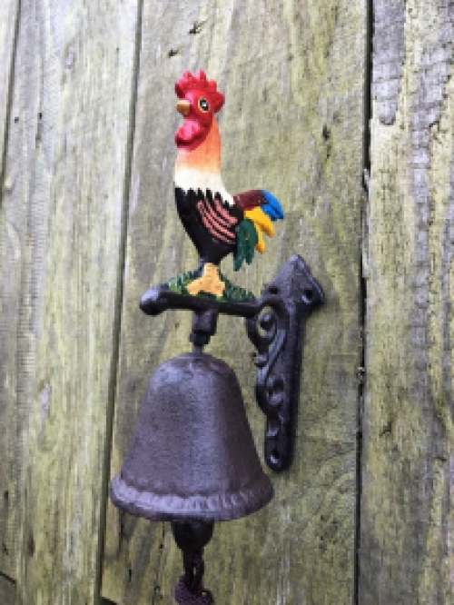 Türklingel 'Rooster' - Gusseisen - klein