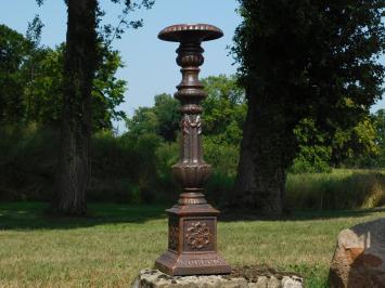 Cast Iron Candle Stand - 70 cm - Brown