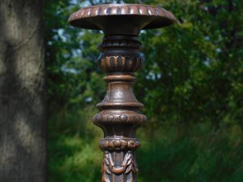 Cast Iron Candle Stand - 70 cm - Brown