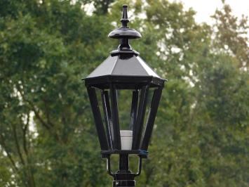 Mystical Fish Lamppost with Hexagonal Shade – 110 cm - Black - Aluminium