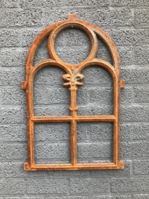 Cast iron stable window, Church window, cast iron, fine model.