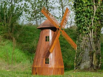Classic Windmill XL - 110 cm - Metal - Rust-look