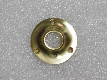 Round Door Handle Rosette – Ø 5 cm – Brass