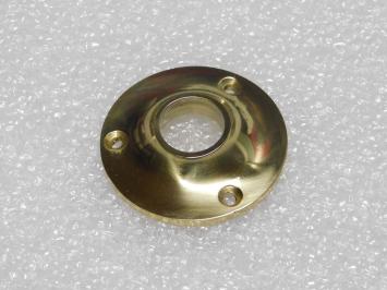 Round Door Handle Rosette – Ø 5 cm – Brass