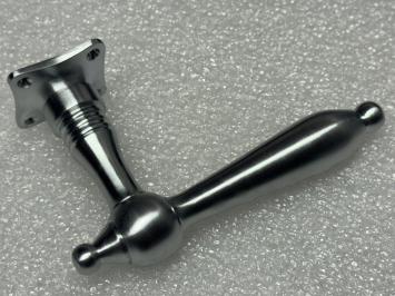 Door set in nickel and matt chrome – 2 door handles and escutcheons