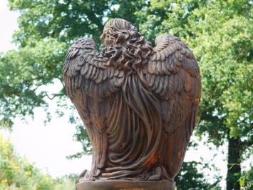 Engelbeeld - 50 cm - Steen in Oxide