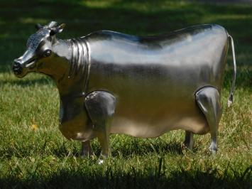 Statue Kuh - Metall - Farbe Chrom, Letste!!