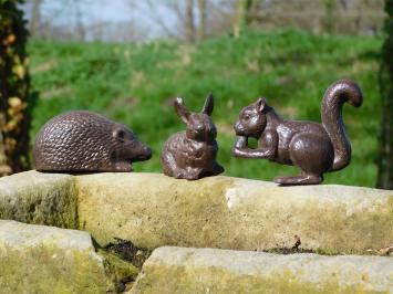 Figurine Rabbit - Brown - Cast iron