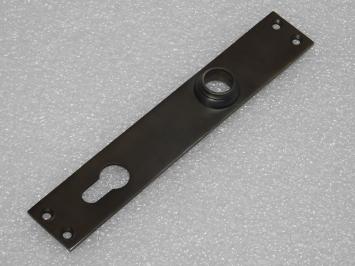 Long Door Plate - PC 92 - Dark Patinated Brass