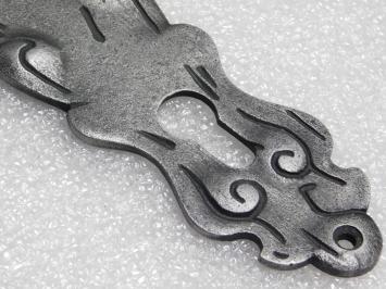 Lange Deurplaat Royale - PC 92 - Gietijzer Verzinkt