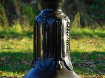 Laternenpfahl XL mit 5 Lampen – Schwarz – 325 cm – Aluminium