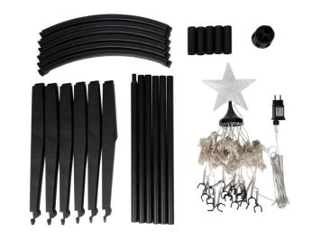 Verlichte Kerstboom voor Buiten XL - 350 cm - Warm-Wit & Gekleurd - LED - Met Timer