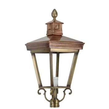Lampenschirm – Alu – 60 cm – Messing-Bronze-Optik