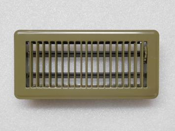 Adjustable Air Grill - Rectangle - Brown - Metal