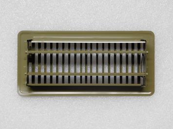 Adjustable Air Grill - Rectangle - Brown - Metal