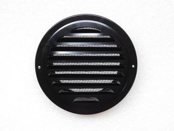 Air vent with mesh - 19 cm - Round - Metal