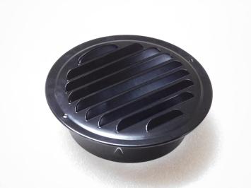 Air vent with mesh - 19 cm - Round - Metal