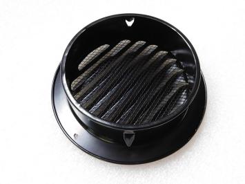 Air vent with mesh - 19 cm - Round - Metal