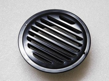 Air vent with mesh - 19 cm - Round - Metal