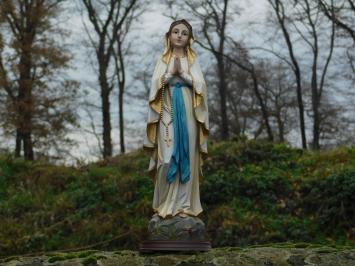 Beeld Maria met rozenkrans - polystone