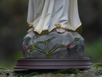 Statue of Mary with rosary - polystone