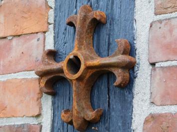 Wall anchor Cross - 19 x 19 cm - Cast iron