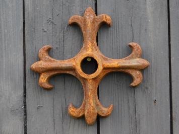 Wall anchor Cross - 19 x 19 cm - Cast iron