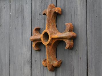 Wall anchor Cross - 19 x 19 cm - Cast iron