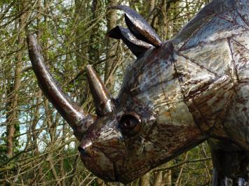 Rhinoceros ‘’Rino‘’ XXL - 130 x 210 cm - Handmade and Unique