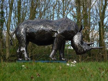 Rhinozeros ''Suma'' XXL - 120 x 250 cm - Handgefertigt und einmalig