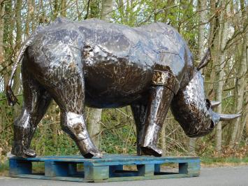 Rhinozeros ''Suma'' XXL - 120 x 250 cm - Handgefertigt und einmalig