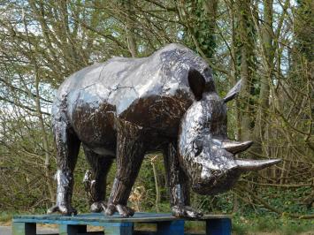 Rhinozeros ''Suma'' XXL - 120 x 250 cm - Handgefertigt und einmalig