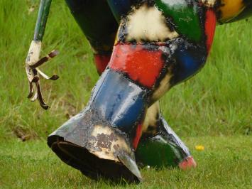 Elefant in Farbe – 135 x 180 cm – Handgefertigt und einzigartig