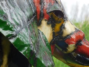 Elefant in Farbe – 135 x 180 cm – Handgefertigt und einzigartig