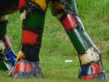 Elefant in Farbe – 135 x 180 cm – Handgefertigt und einzigartig