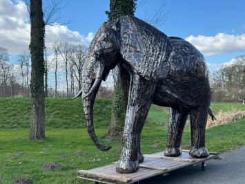 Olifant ''Igor'' XXL - 210 cm - Handgemaakt & Uniek
