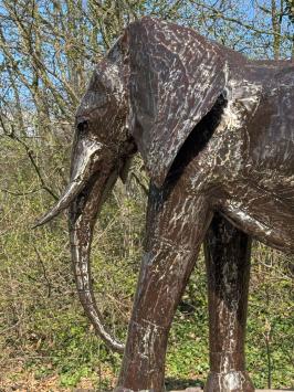 Olifant ''Igor'' XXL - 210 cm - Handgemaakt & Uniek