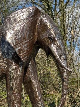 Olifant ''Igor'' XXL - 210 cm - Handgemaakt & Uniek