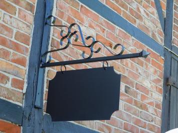 Sign Black - 75 cm - Rectangular - Iron