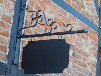 Sign Black - 75 cm - Rectangular - Iron
