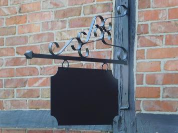 Sign Black - 75 cm - Rectangular - Iron