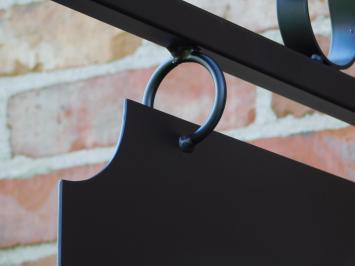 Sign Black - 75 cm - Rectangular - Iron