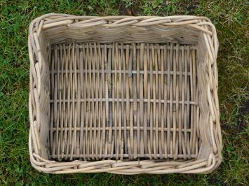 Vintage Weidenkorb – 40 x 35 cm – Rustikaler Aufbewahrungskorb